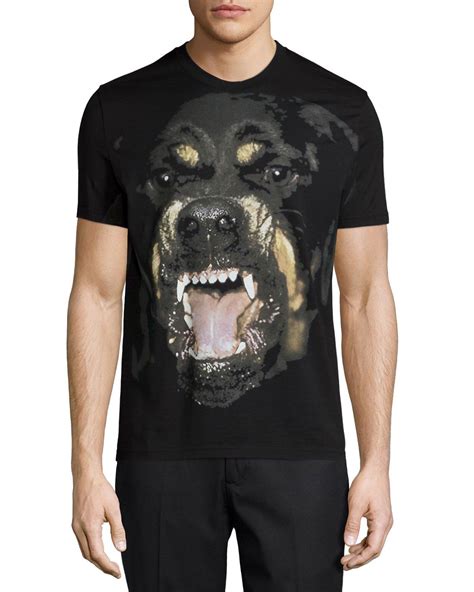 givenchy rottweiler shirt black|givenchy rottweiler t shirt women.